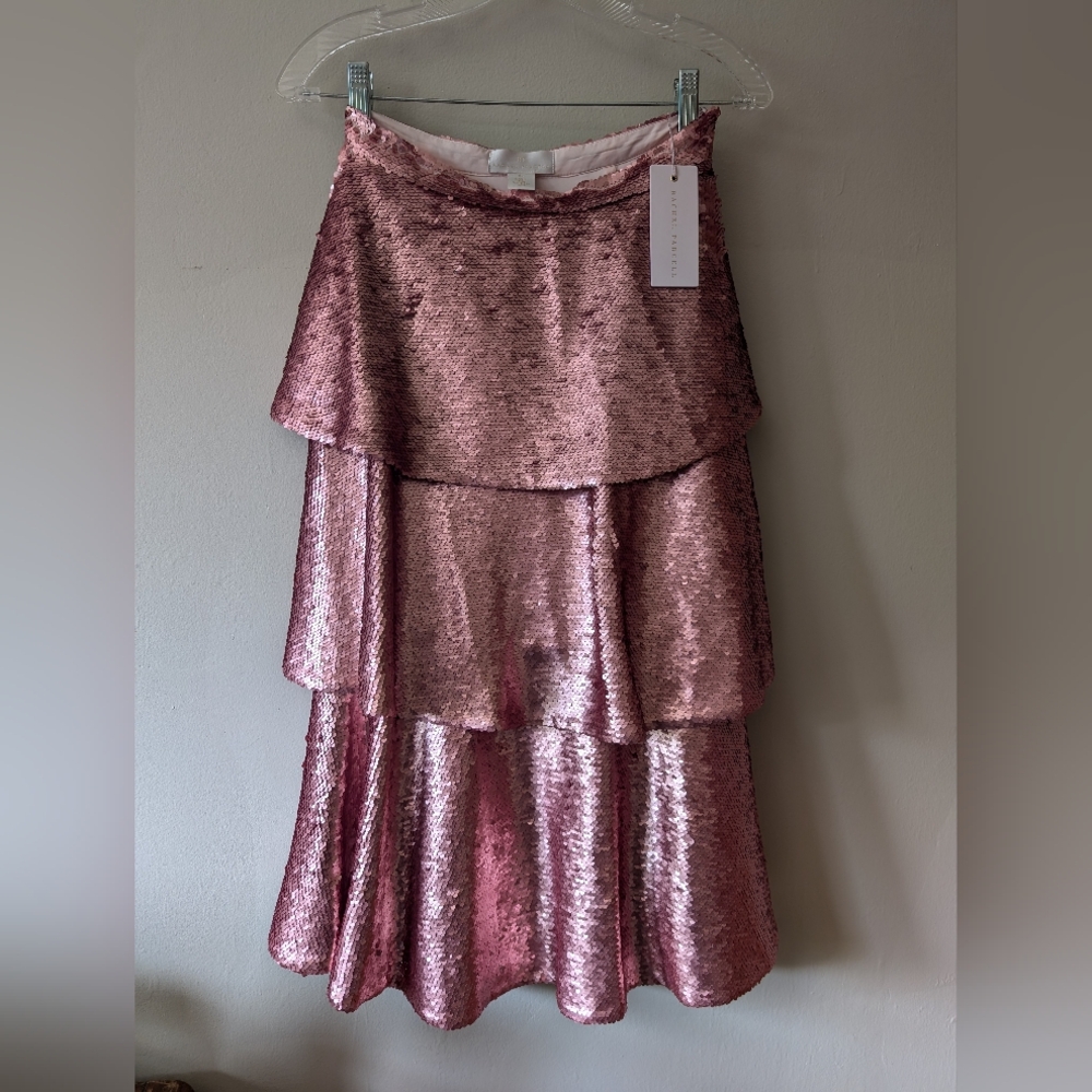 Rachel Parcell, sequin, tiered, Carrie Bradshaw, Barbiecore